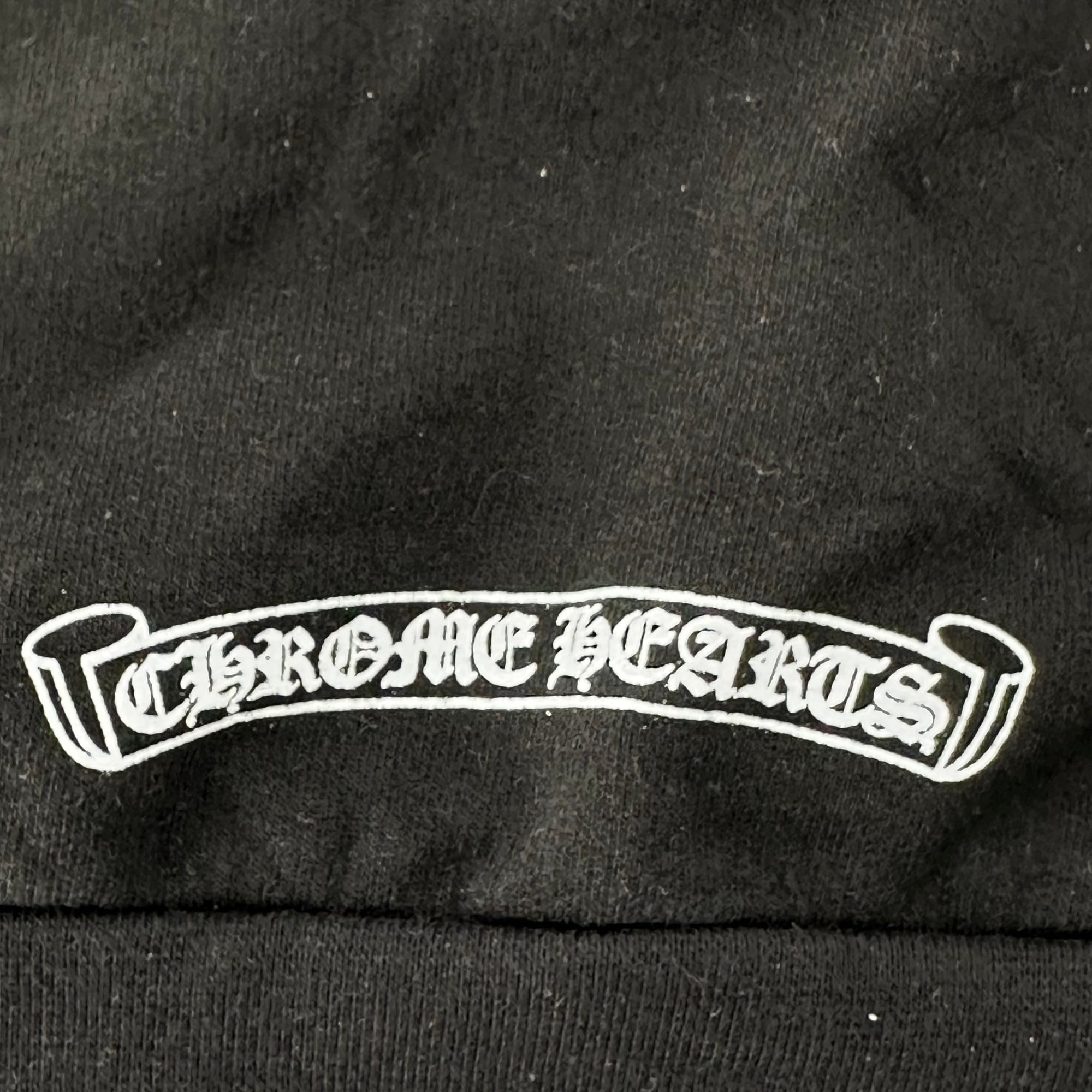Chrome Hearts Neck Logo Crewneck Sweatshirt Black