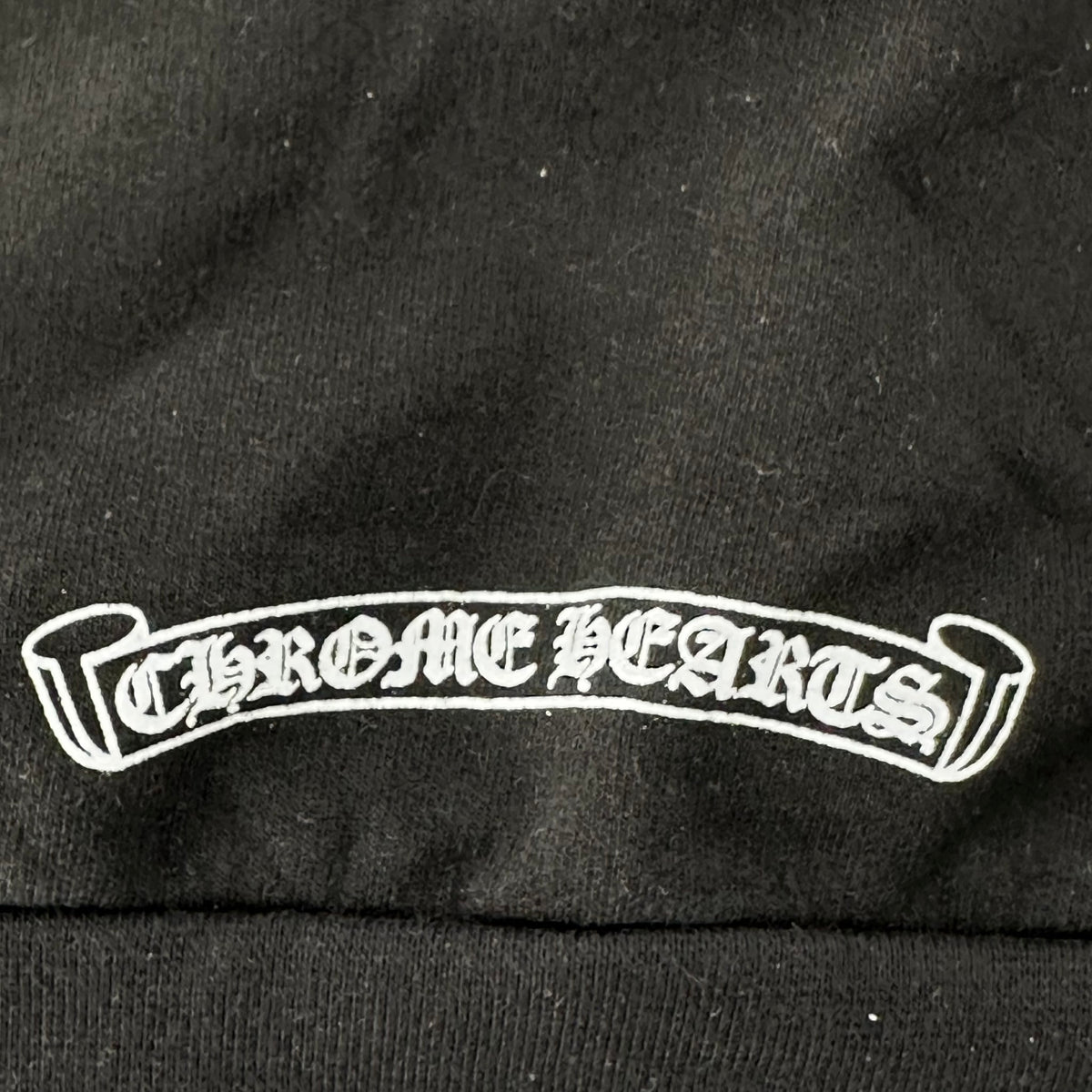 Chrome Hearts Neck Logo Crewneck Sweatshirt Black