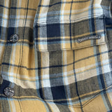 Chrome Hearts Padded Flannel Shirt Yellow