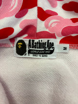 Bape ABC Camo Shark Hoodie Pink