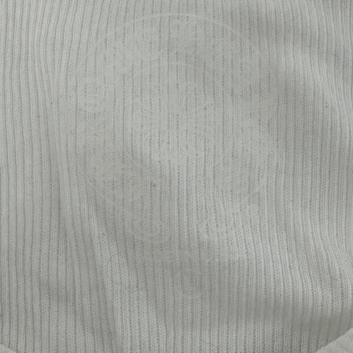 Chrome Hearts Scroll Logo Ribbed Tank Top White