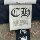Chrome Hearts Cross Patch Camo Orange Baseball Hat