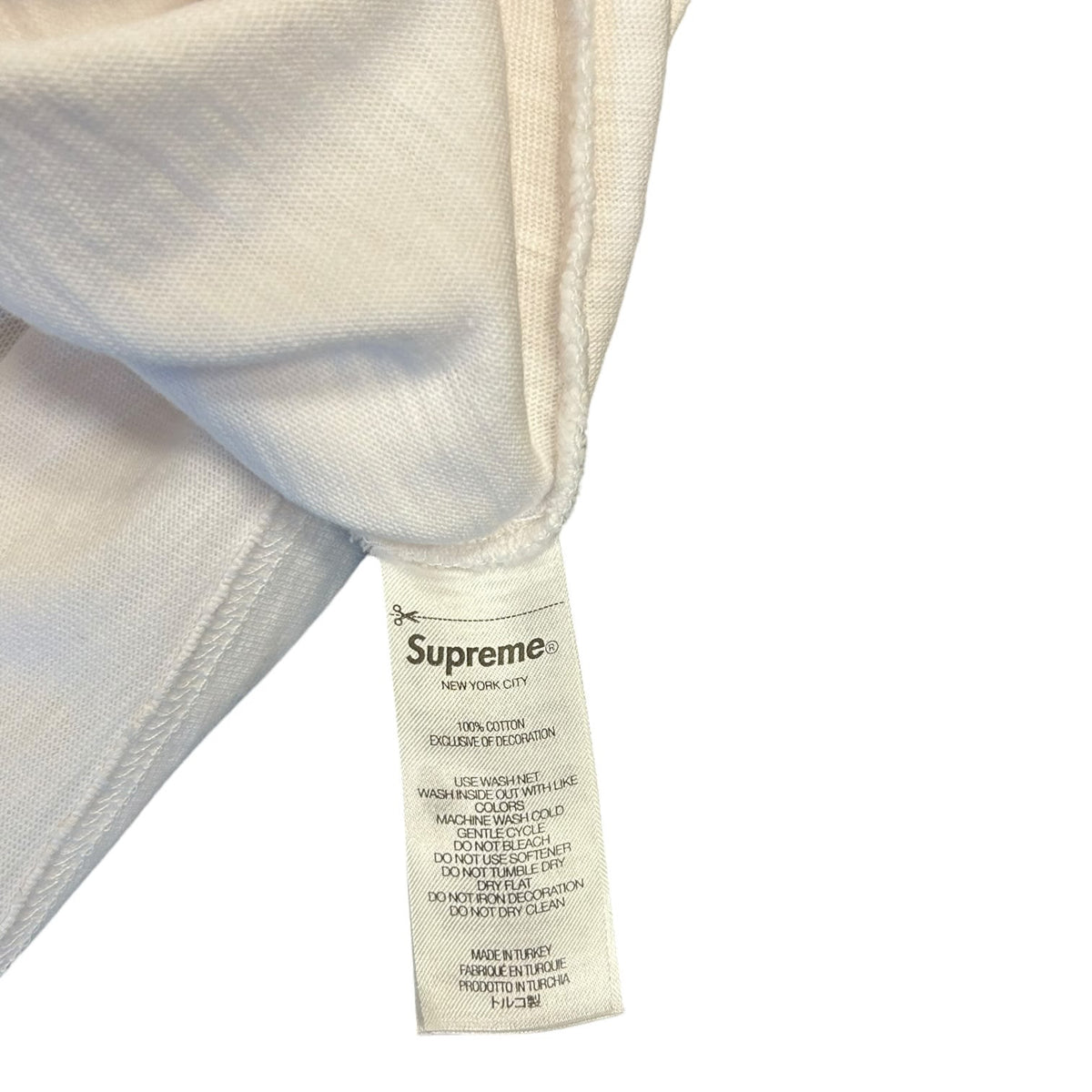 Supreme Rhinestone Raglan S/S Top White