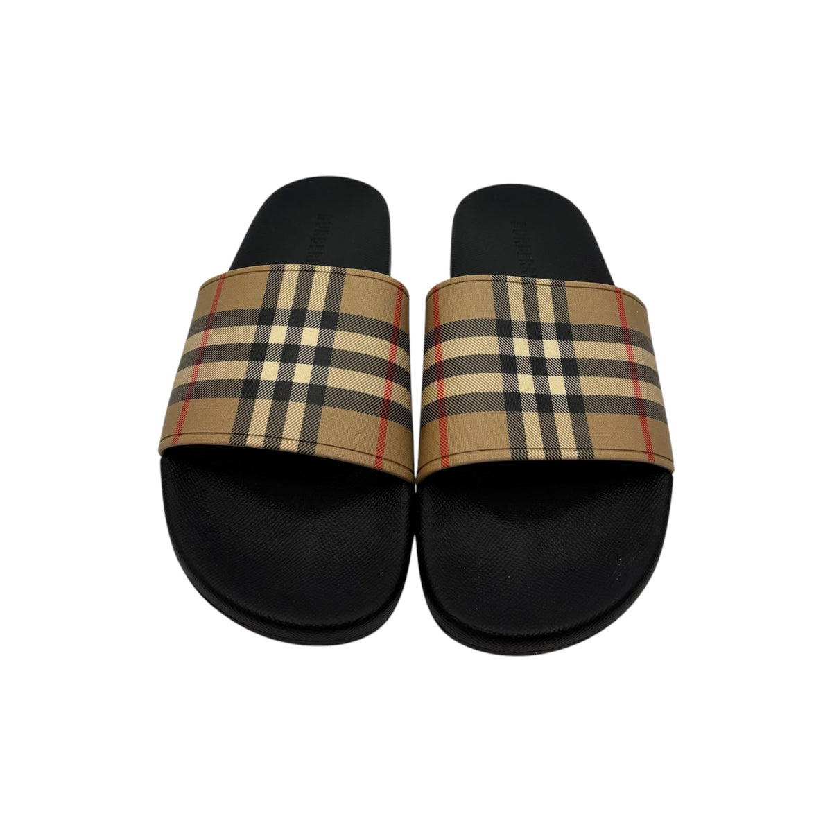 Burberry Furley Check Slide Brown