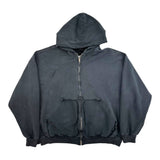 Balenciaga Rip Pocket Zip Up Hoodie