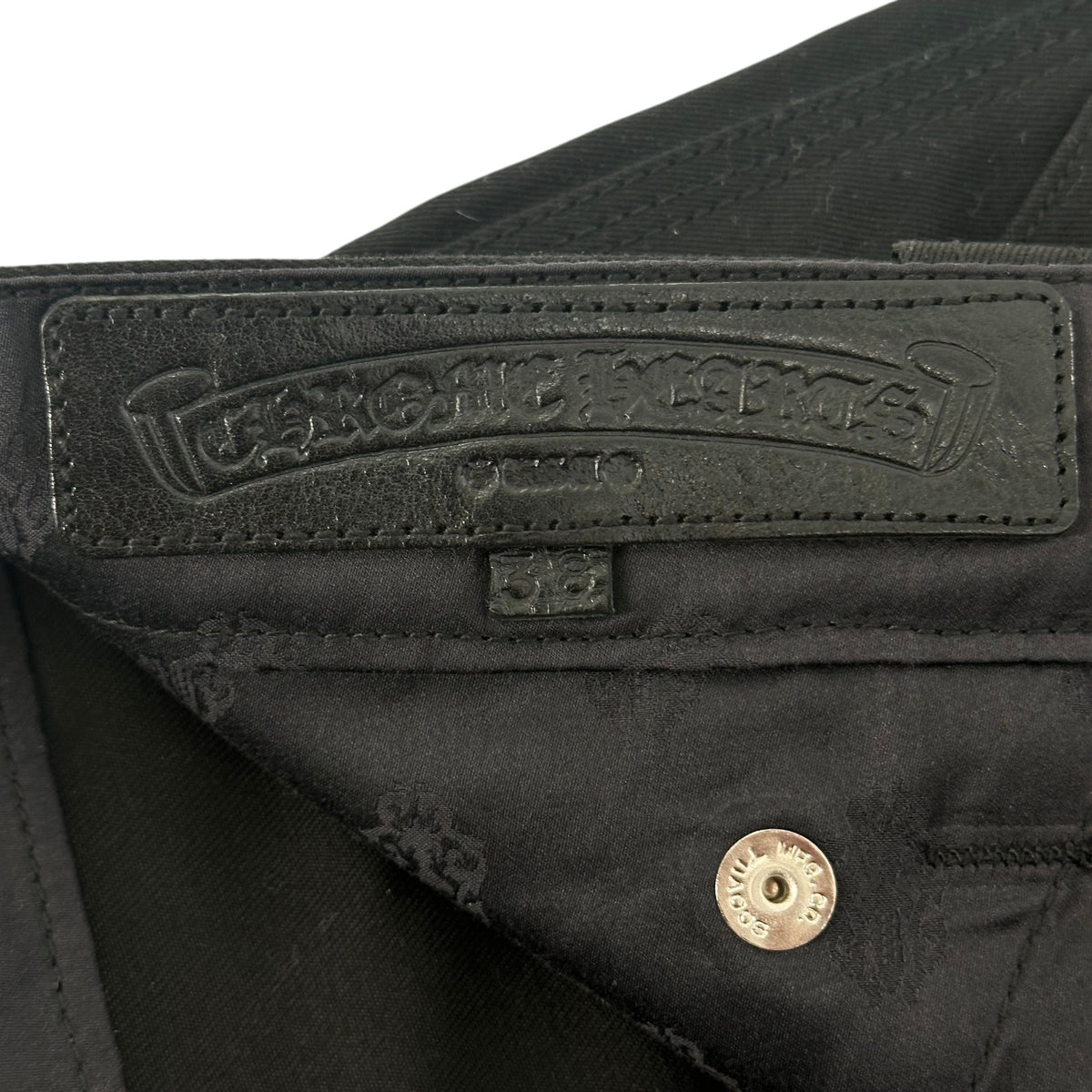 Chrome Hearts Double Knee Carpenter Shorts Black