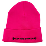 Chrome Hearts Logo Beanie Pink