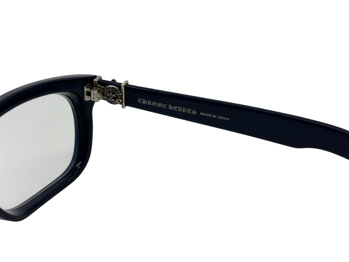 Chrome Hearts See You In Tea Glasses Navy/Silver Frame