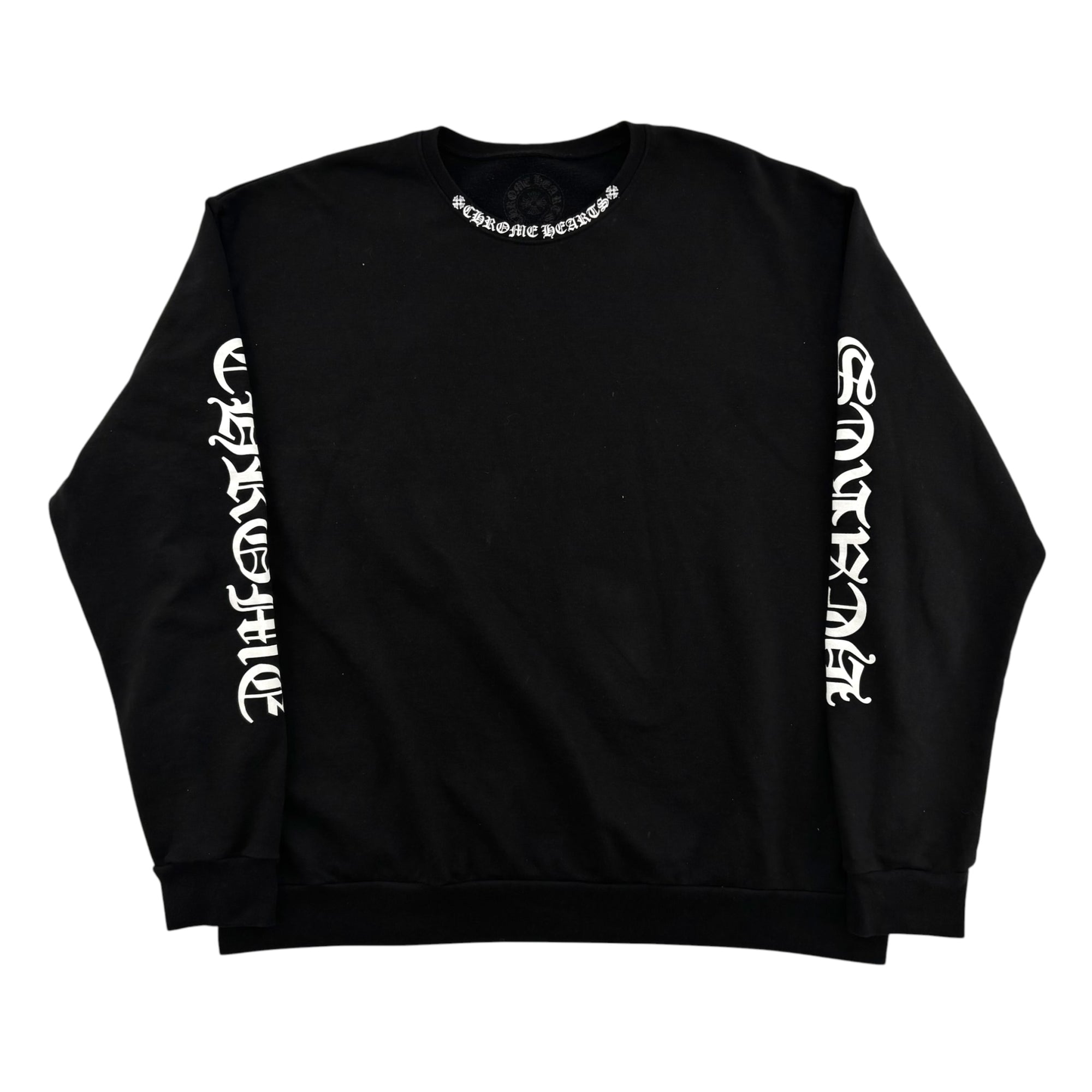 Chrome Hearts Neck Logo L/S Sweatshirt Black