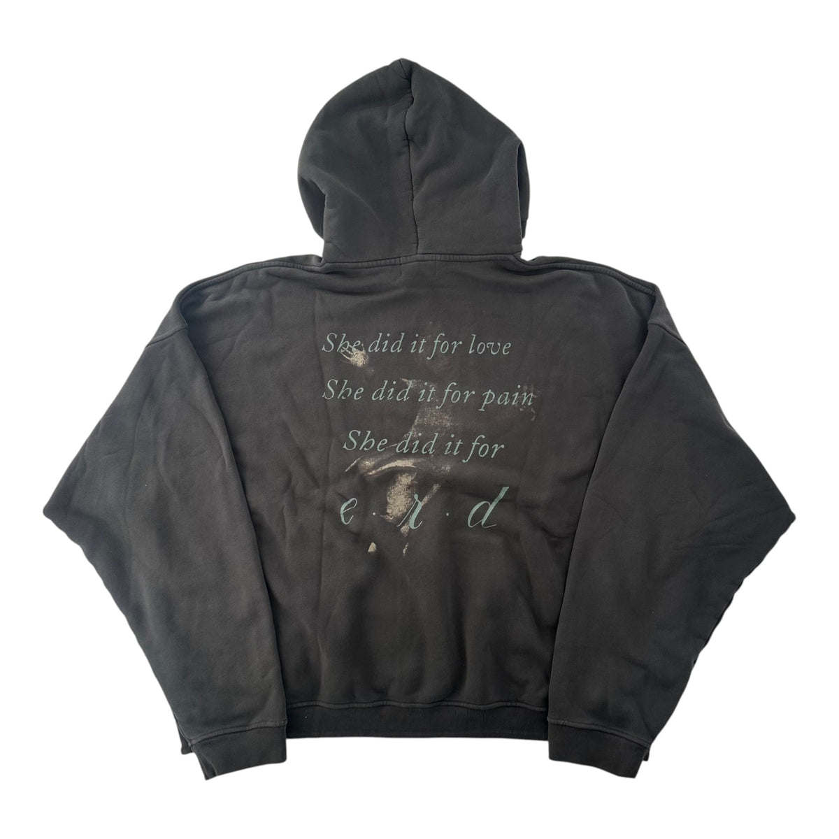 ERD Well Of Loneliness Hoodie Faded Black