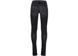 AMIRI MX1 Bandana Destroyed Skinny Fit Jeans Black/Brown