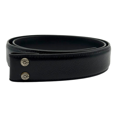 Chrome Hearts Leather Belt Strap Black