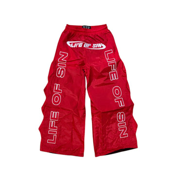 Life Of Sin 95 HP Track Pants "Red"