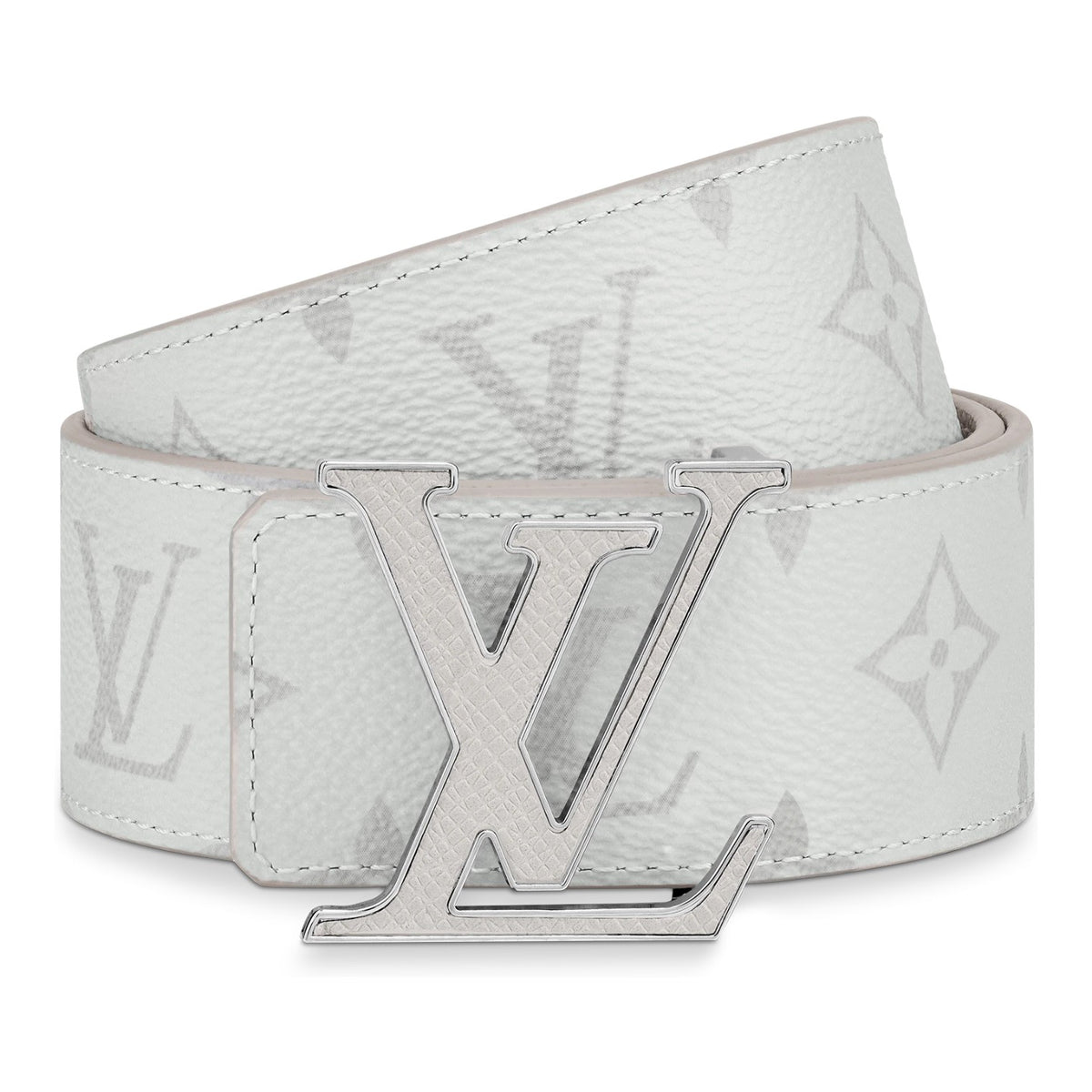 Louis Vuitton LV Initiales Reversible Belt Monogram White