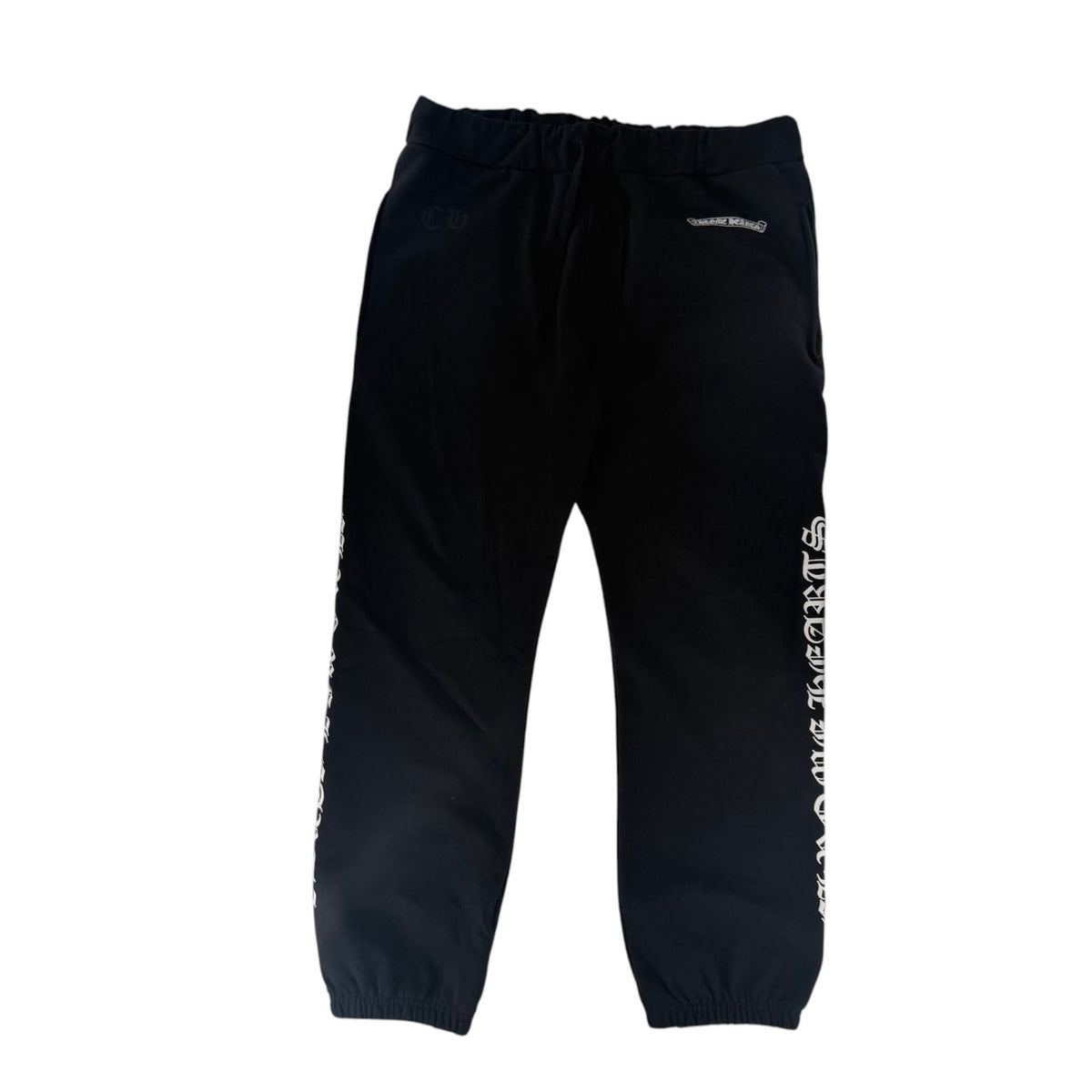 Chrome Hearts Scroll Logo Sweatpants Black