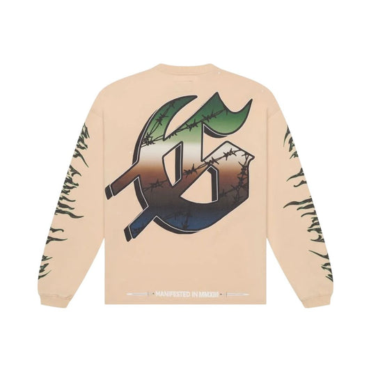 Godspeed Airstrike Longsleeve Tee "Cream"