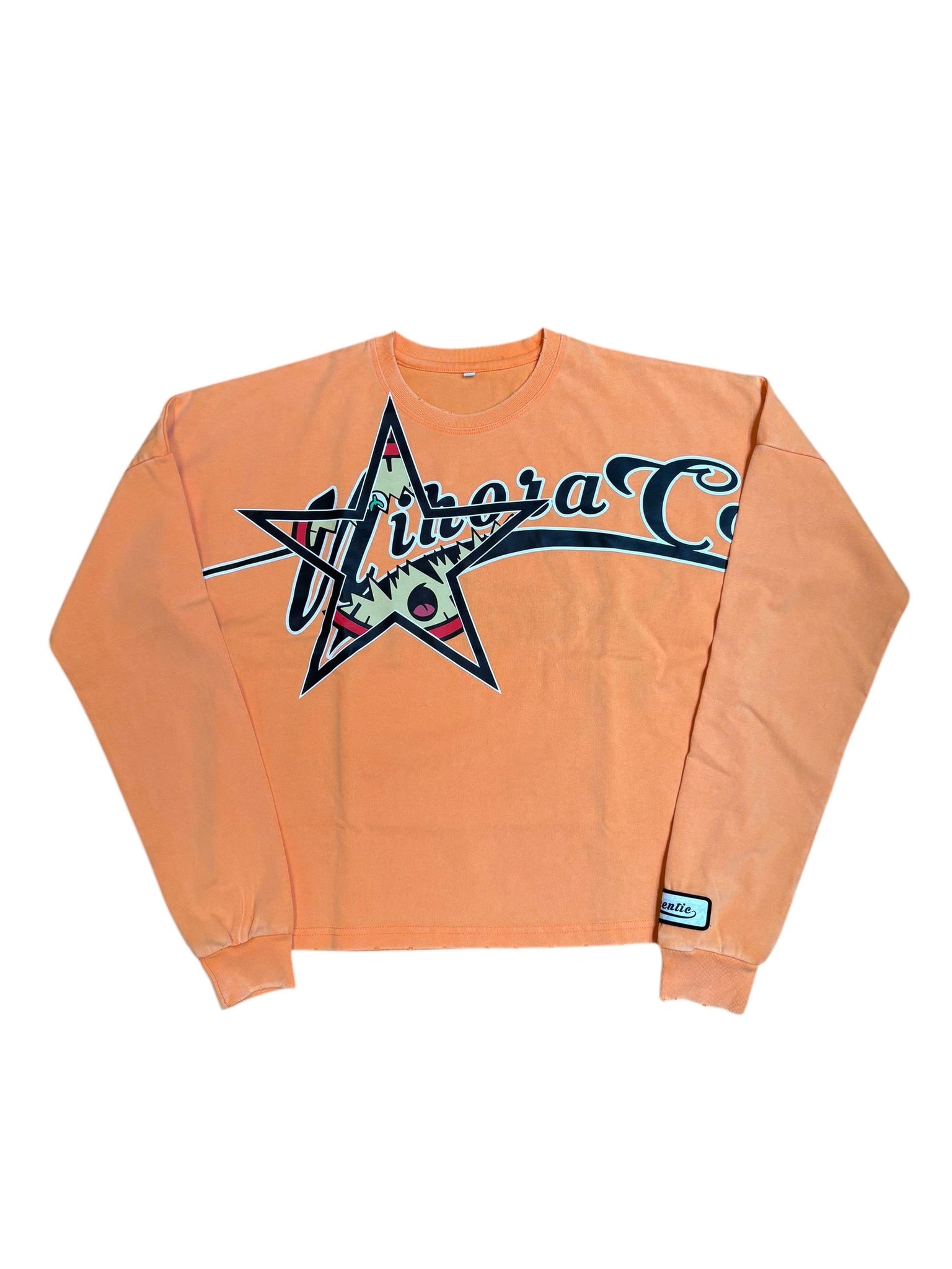 Mihora Acid Wash Longsleeve Tee "Orange"