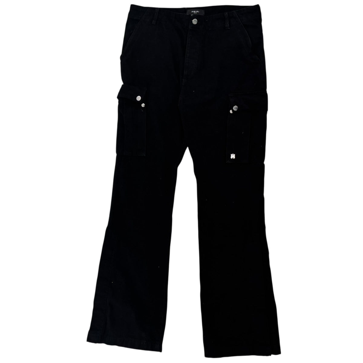 Amiri Wide Leg Cargo Pants Black