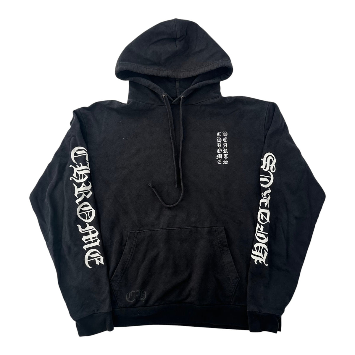 Chrome Hearts Plus Cross Allover Print Horseshoe Logo Hoodie Black