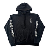 Chrome Hearts Plus Cross Allover Print Horseshoe Logo Hoodie Black