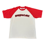 Supreme Rhinestone Raglan S/S Top White