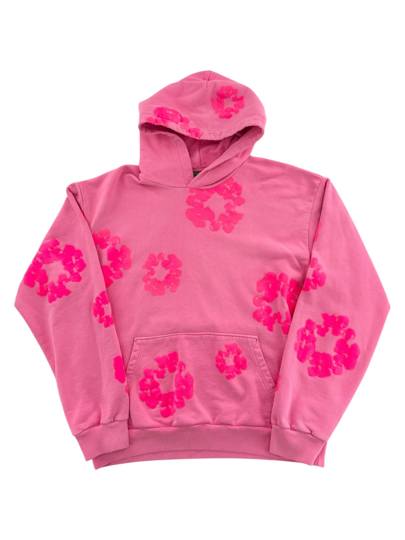 Denim Tears Logo Hoodie Pink