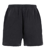 Balenciaga Laurel Classic Dry Fleece Shorts Black