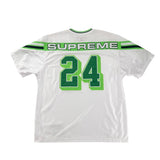 Supreme Jacquard Rib Football Jersey White