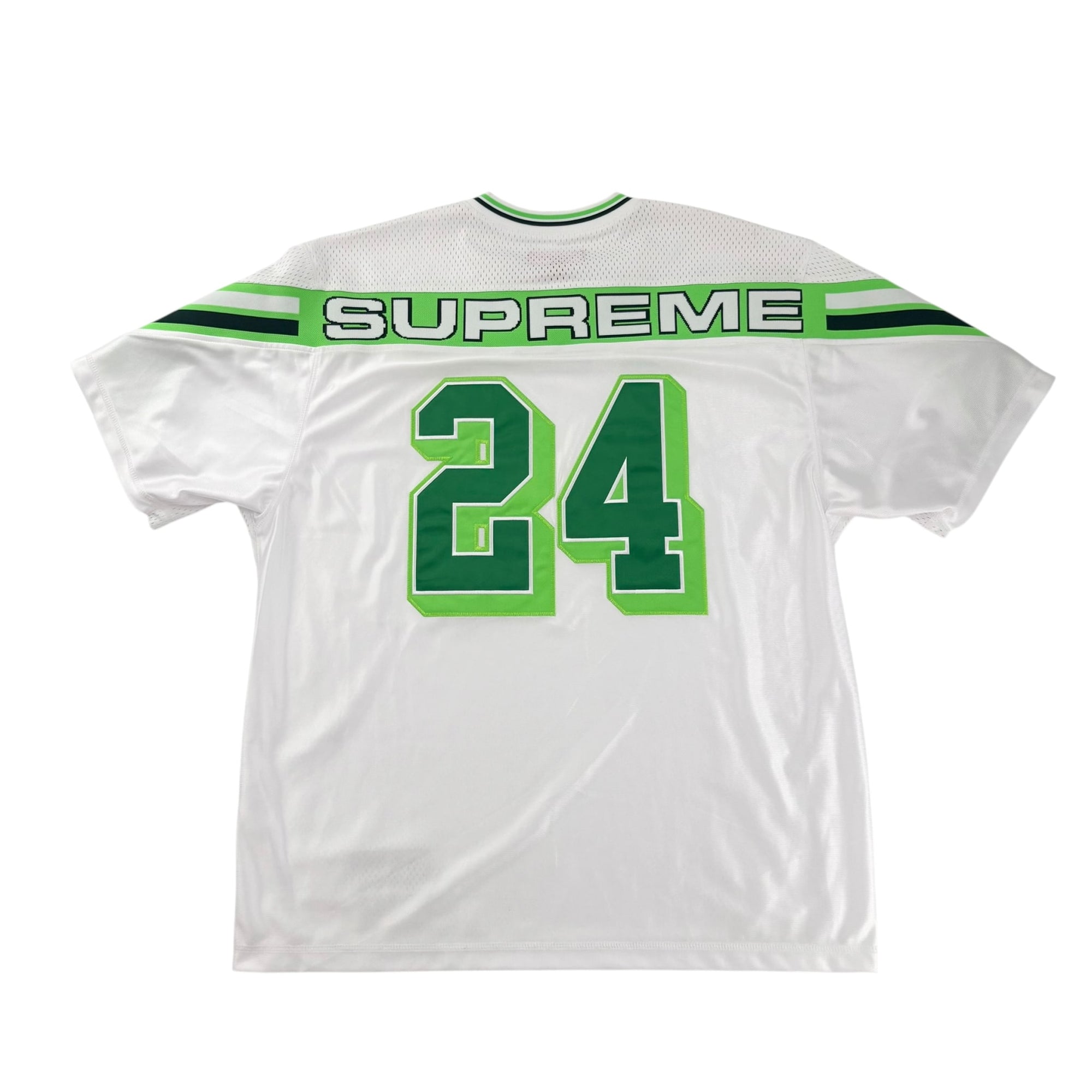 Supreme Jacquard Rib Football Jersey White