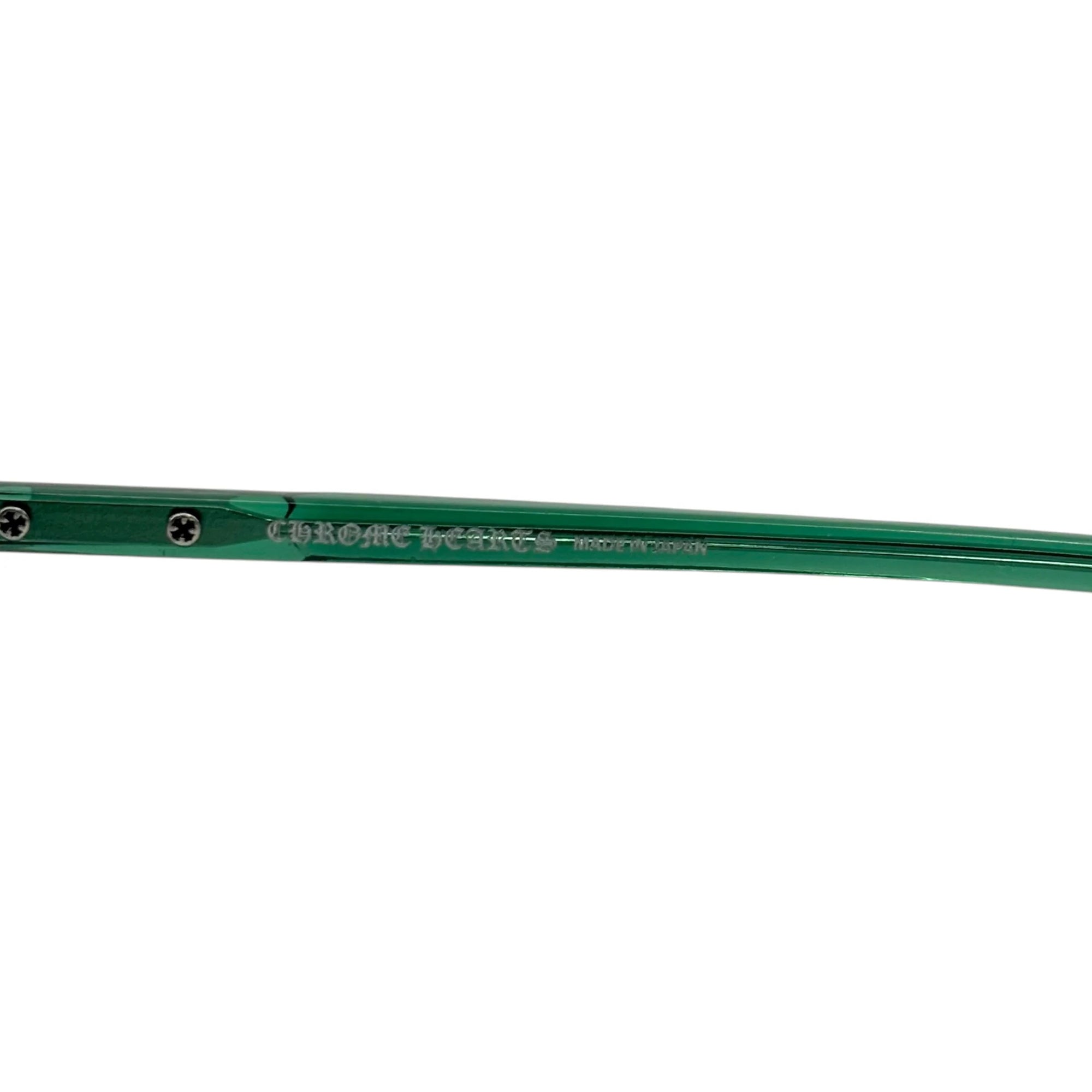 Chrome Heart Lil Dinger Glasses Green Frames - Like New