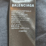 Balenciaga Off Shore Long Sleeve Shirt Faded Black Red