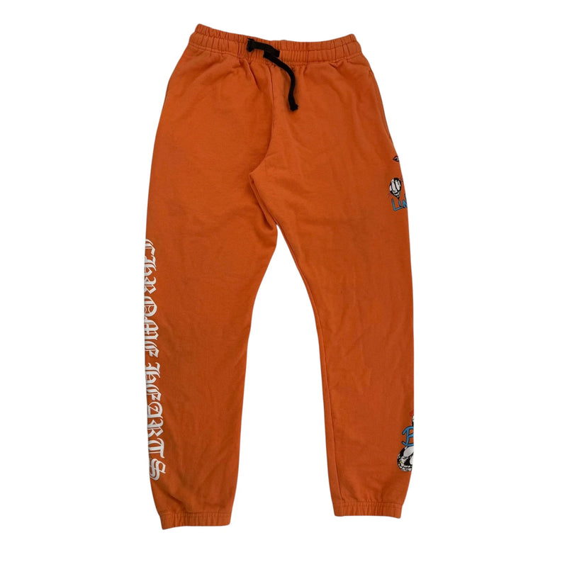 Chrome Hearts Matty Boy Orange "Link & Build" Sweatpants