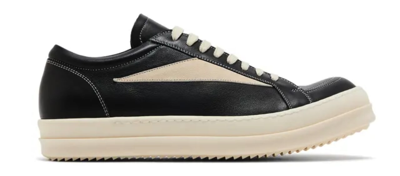 Rick Owens Concordians Vintage Low Black Milk