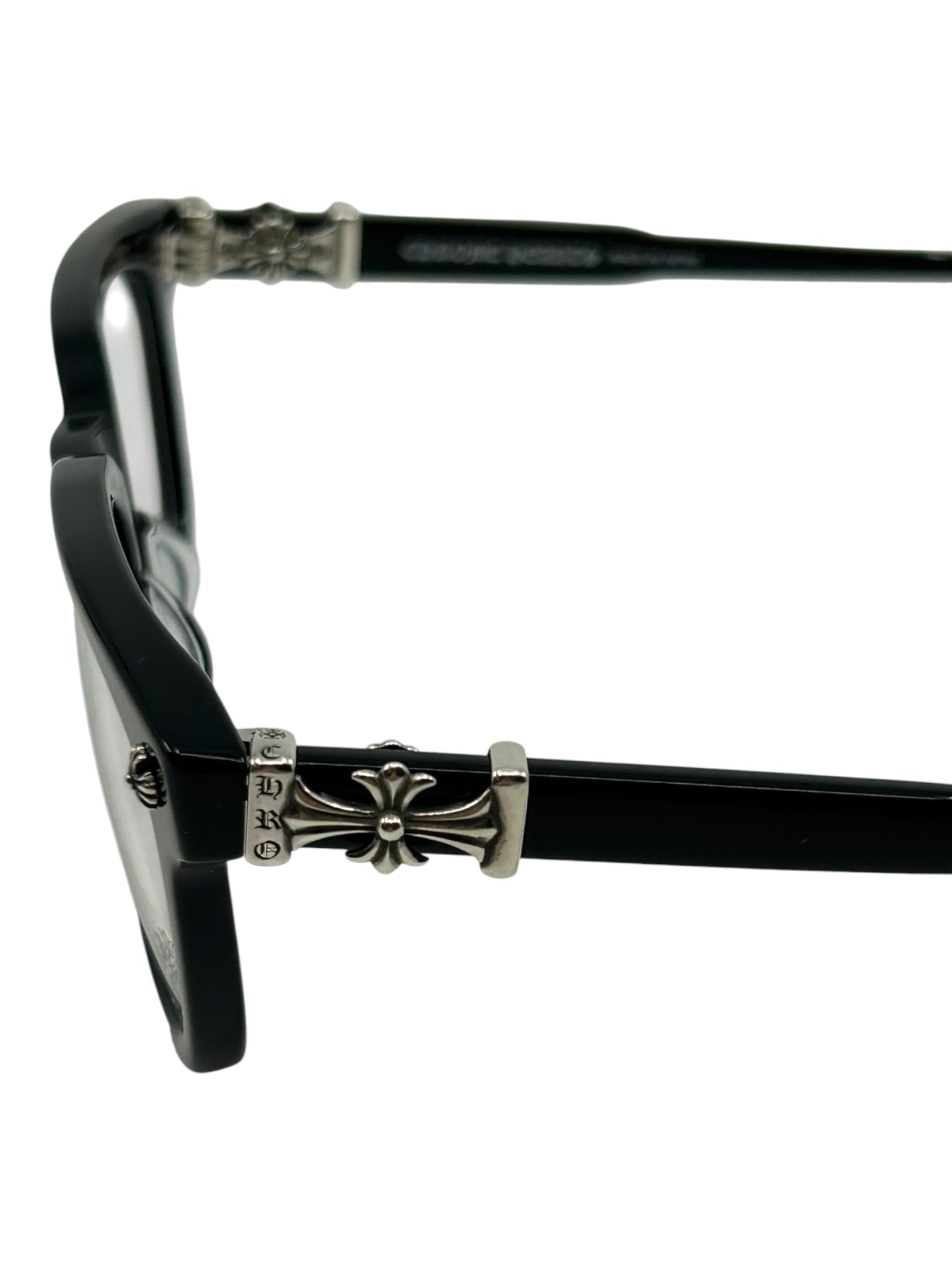 Chrome Hearts Cox Ucker Glasses Black Silver