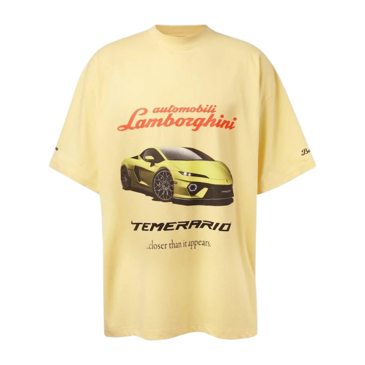 Balenciaga Lamborghini Tee Yellow