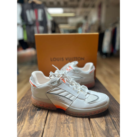 Louis Vuitton Trainer "Light Grey/Orange"