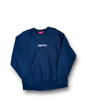 Supreme Box Logo Crewneck "Navy"