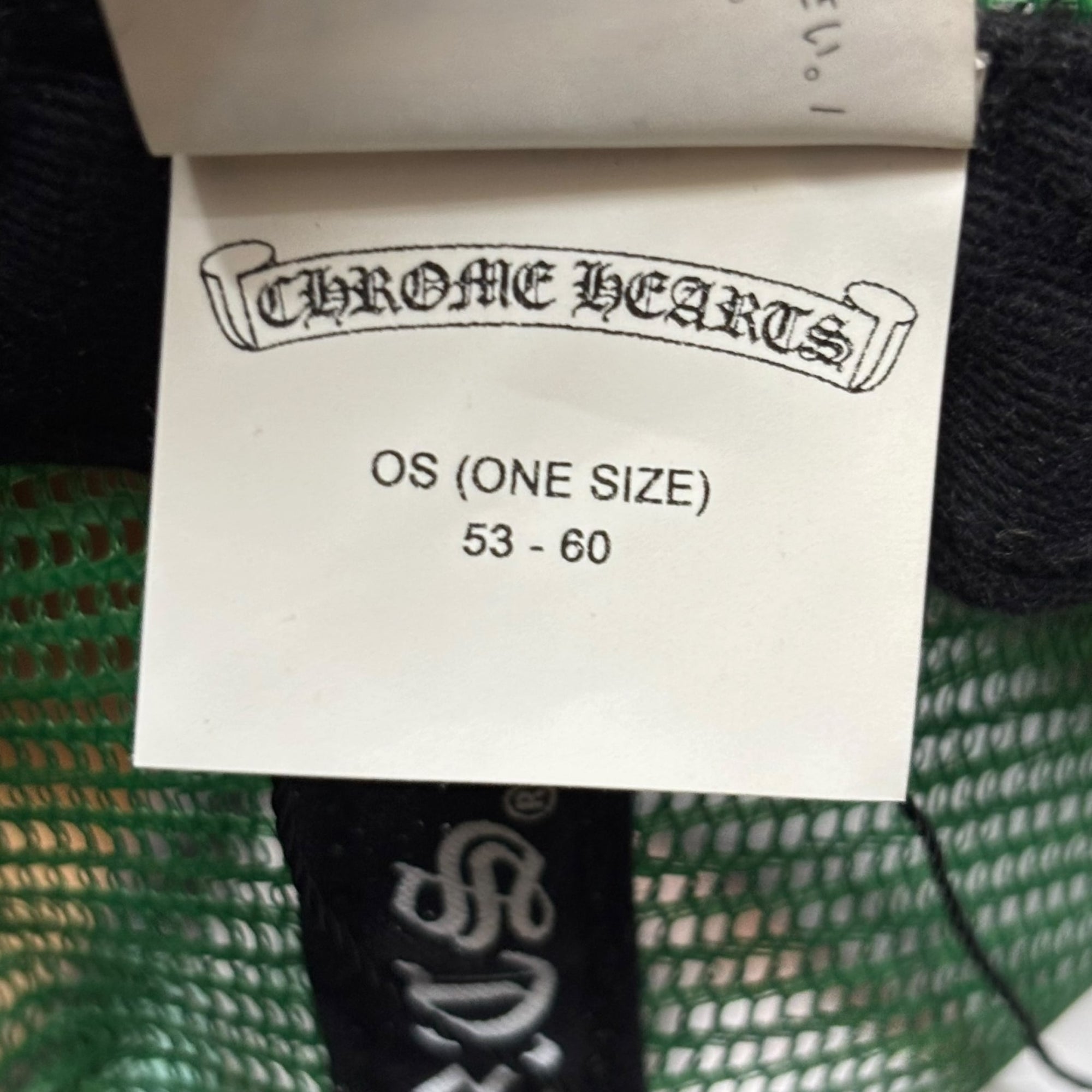 Chrome Hearts CH Hollywood Trucker Hat Black/Green