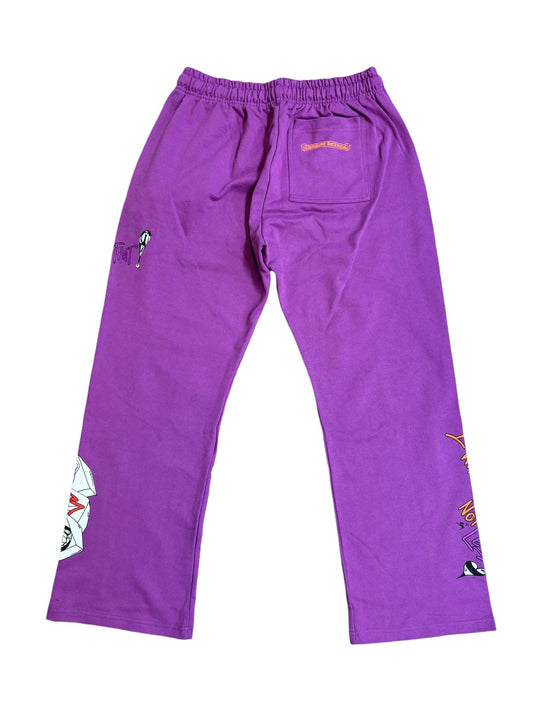 Chrome Hearts Matty Boy And Thats That Sweatpants "Purple"