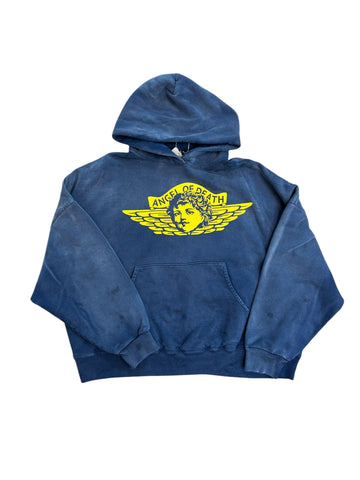 Saint Michael Angel Of Death Hoodie "Navy"