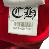 Chrome Hearts Scroll Logo Long Sleeve Red