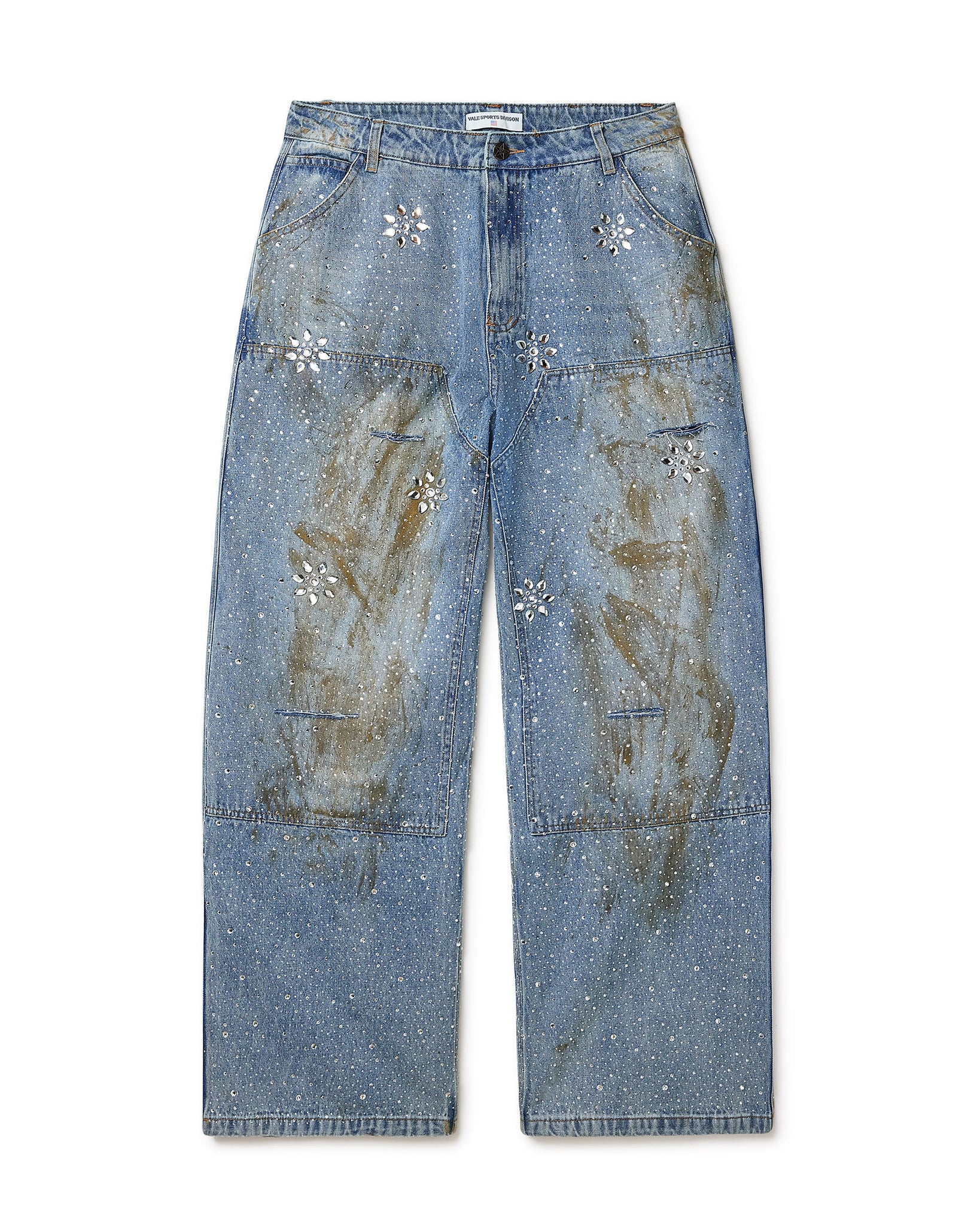 Vale Crystal Painter Denim Jeans "Lightwash"