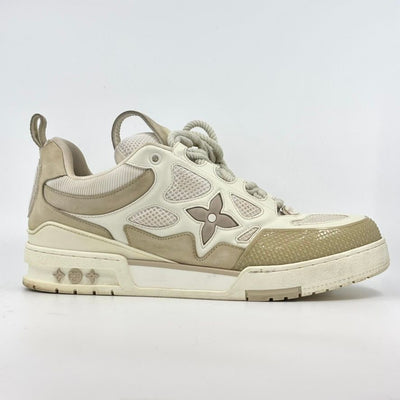 Louis Vuitton LV Skate Sneaker Beige White - Lightly Worn