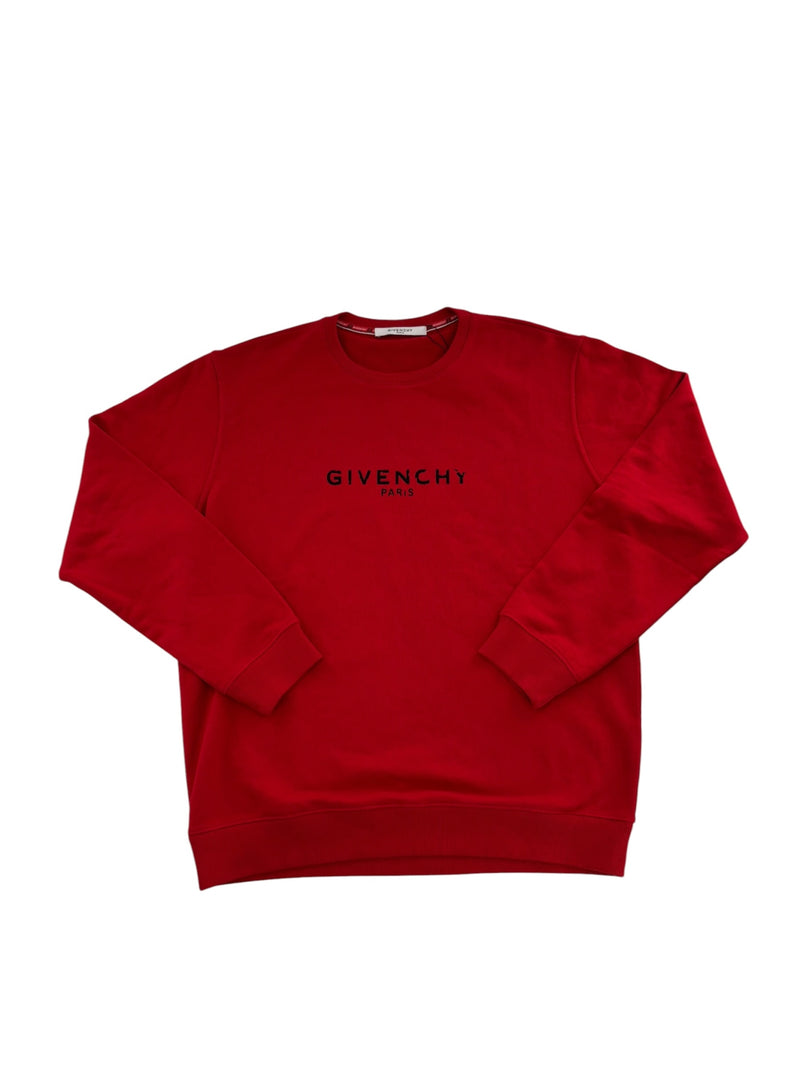Givenchy Logo Sweatshirt Red