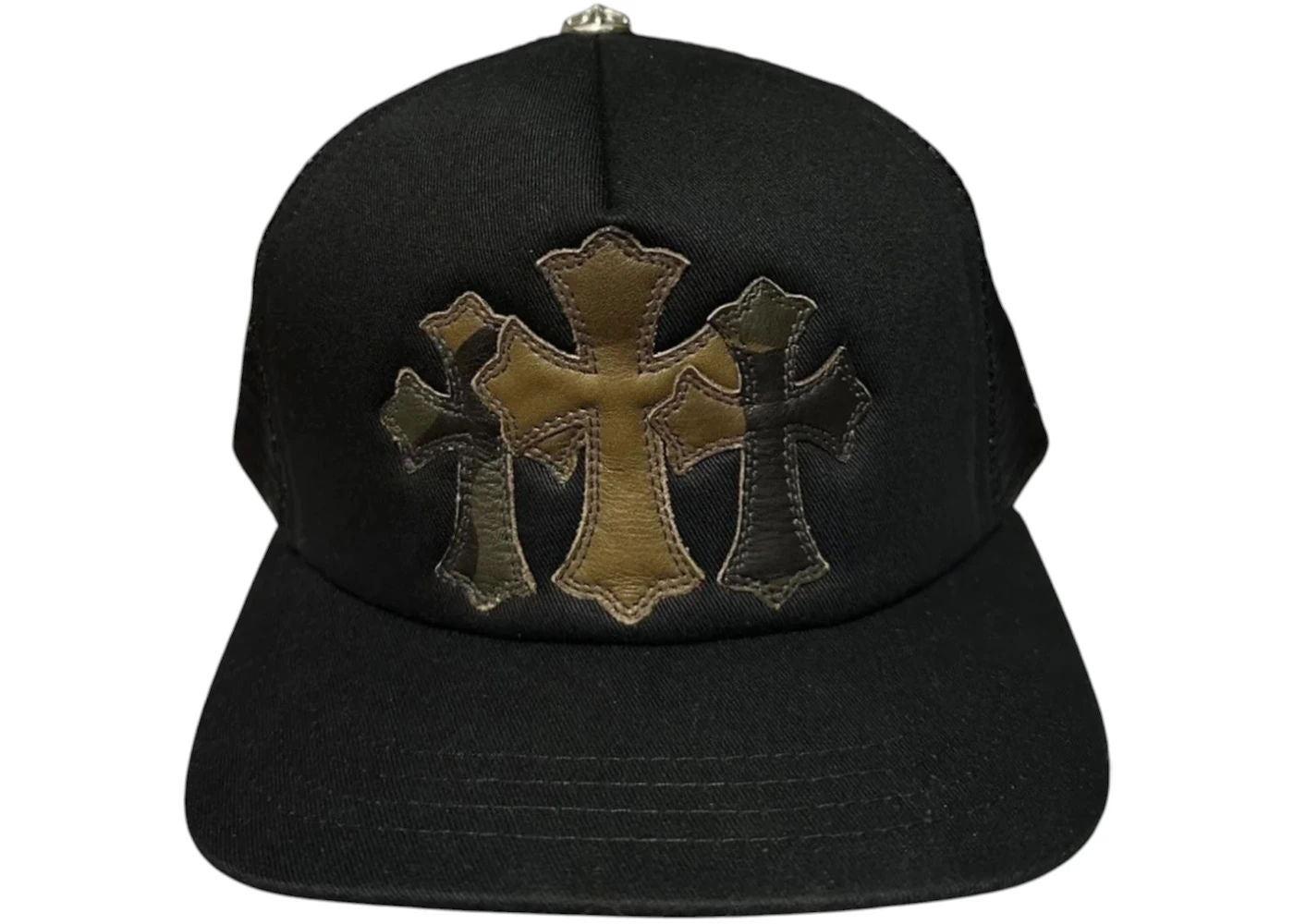 Chrome Hearts Cemetery Trucker Hat Camo/Black