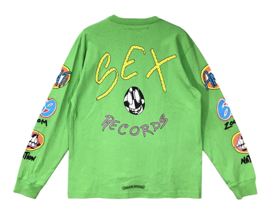 Chrome Hearts Matty Boy Sex Records Tee Green