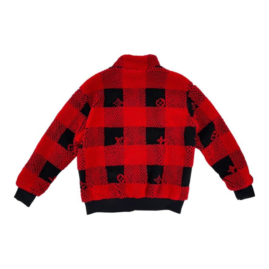 Louis Vuitton Damier Fleece Blouson "Red/Black"