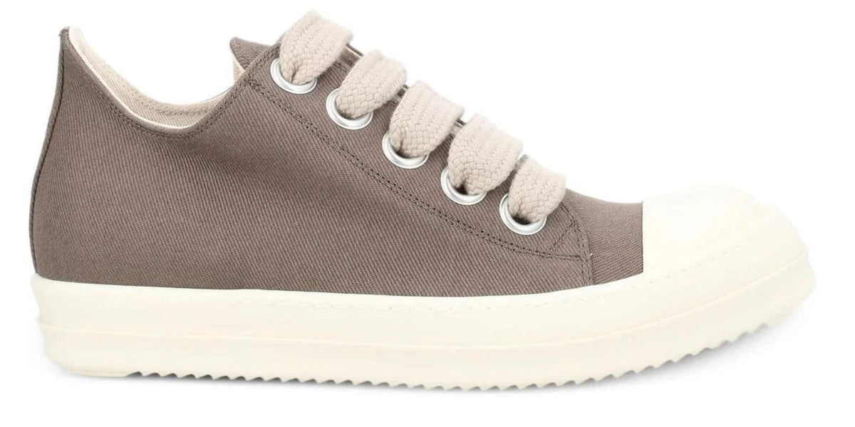 Rick Owens DRKSHDW Jumbolace Low Sneaks Dust Milk