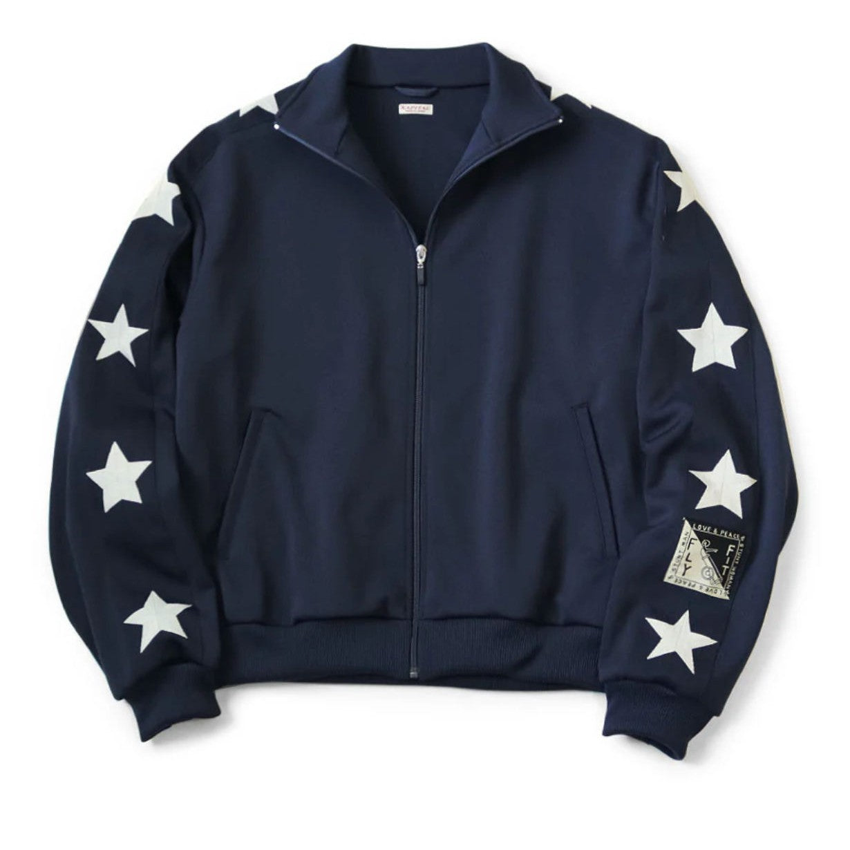 Kapital Smooth Jersey Stuntman Track Jacket "Navy"