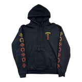Chrome Hearts T Bar Logo Gradient Hoodie Black